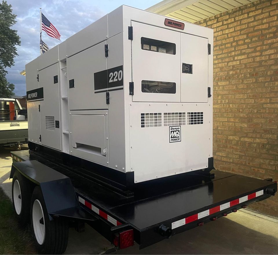 MQ Multiquip DCA-220SSK 176 KW Towable Generator