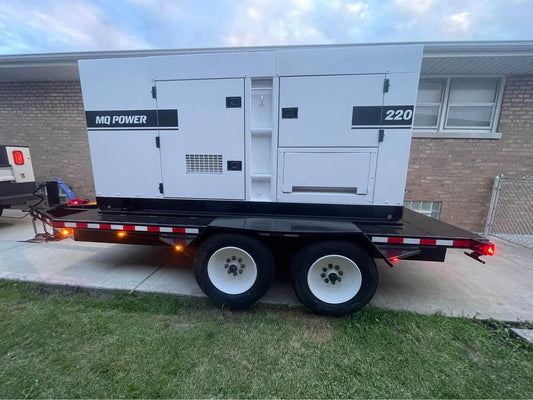 MQ Multiquip DCA-220SSK 176 KW Towable Generator
