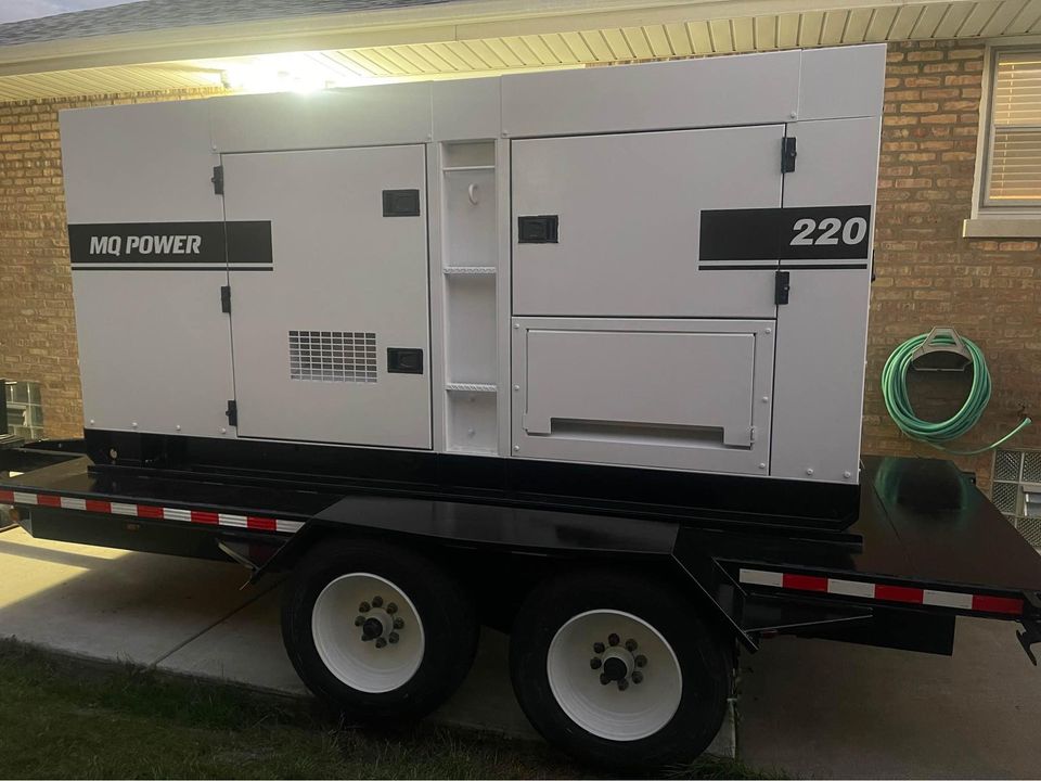 MQ Multiquip DCA-220SSK 176 KW Towable Generator