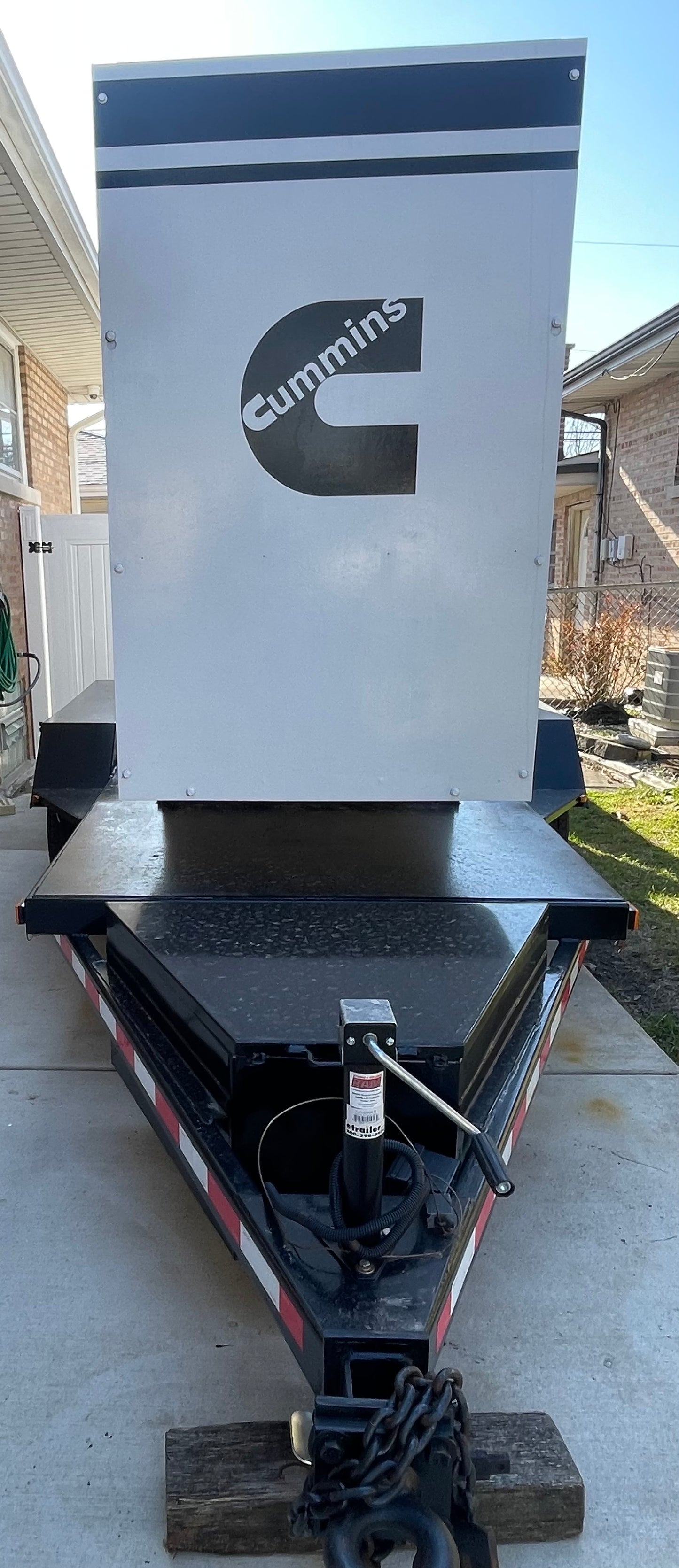 Cummins 250 KVA 200 KW Model DGFC Towable Trailer Generator