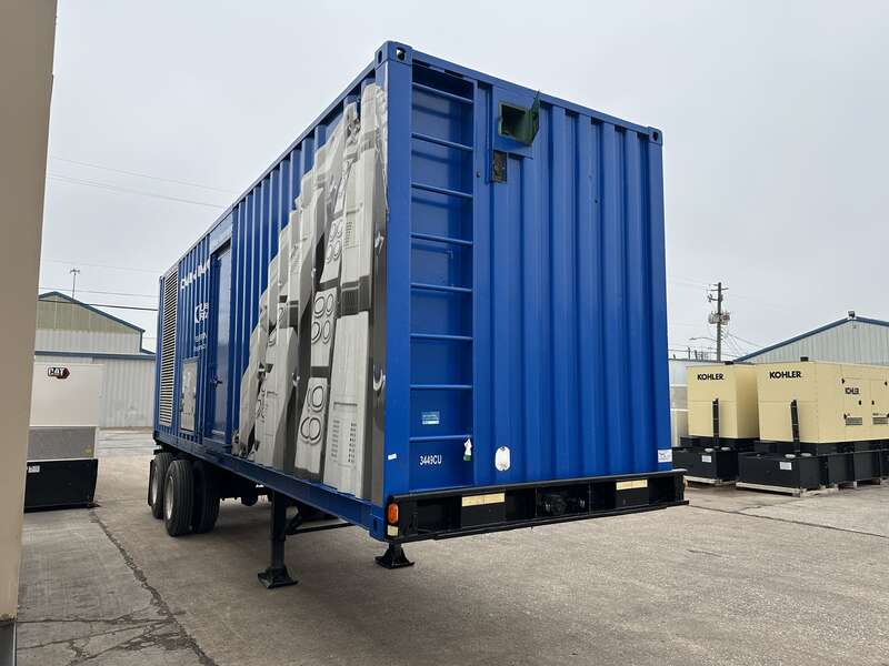 Used Cummins DQFAD Diesel Generator 10921 Hrs, EPA Tier 2, 1000 KW