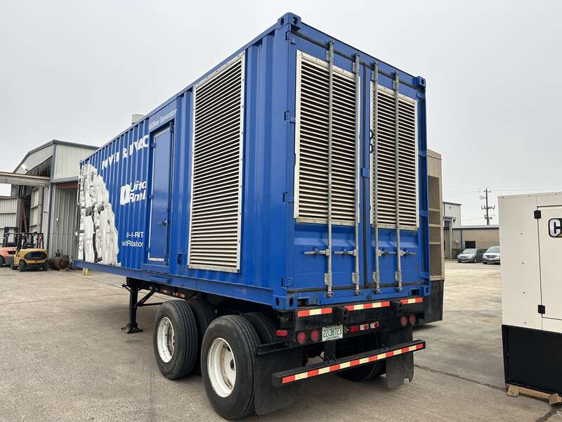 Used Cummins DQFAD Diesel Generator 10921 Hrs, EPA Tier 2, 1000 KW