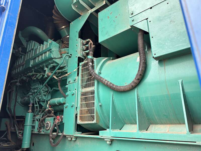Used Cummins DQFAD Diesel Generator 10921 Hrs, EPA Tier 2, 1000 KW