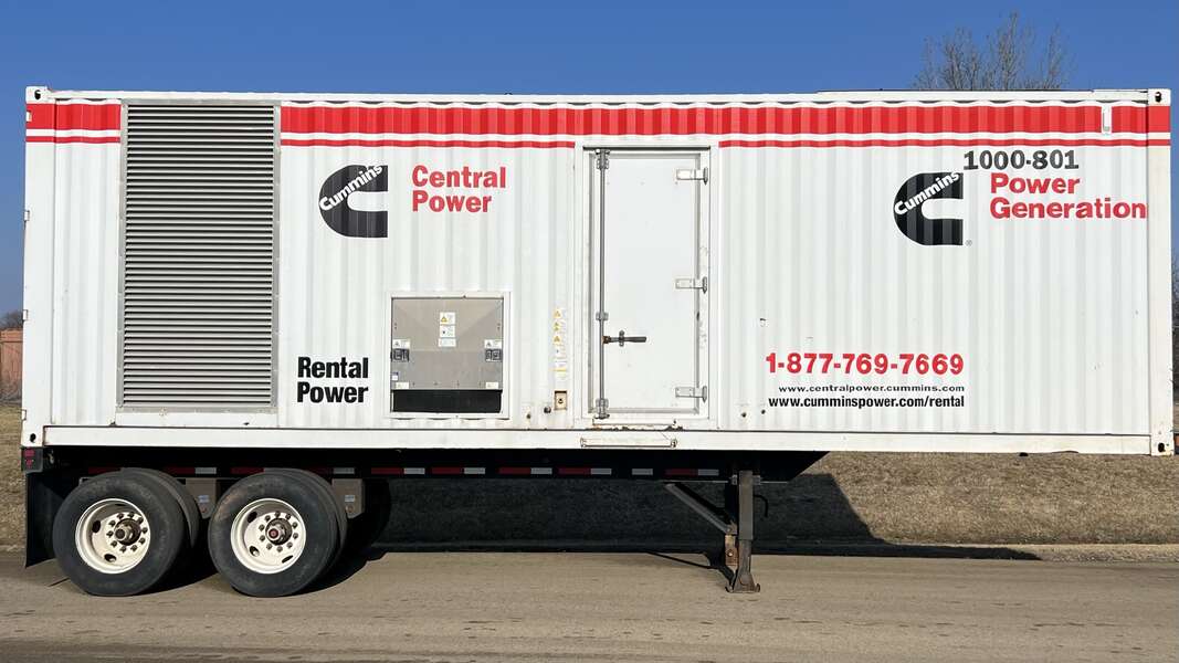 Used Cummins DQCC QSK23-G7 NR2 Rental Grade Diesel Generator, 9601 Hrs, EPA Tier 2 Flex, 800 KW