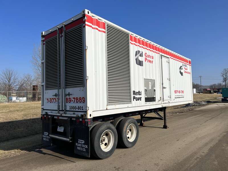 Used Cummins DQCC QSK23-G7 NR2 Rental Grade Diesel Generator, 9601 Hrs, EPA Tier 2 Flex, 800 KW