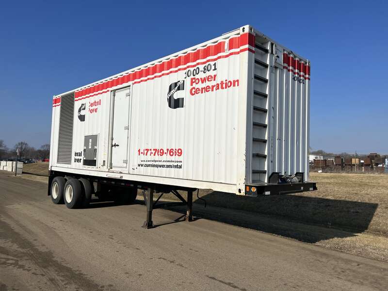 Used Cummins DQCC QSK23-G7 NR2 Rental Grade Diesel Generator, 9601 Hrs, EPA Tier 2 Flex, 800 KW
