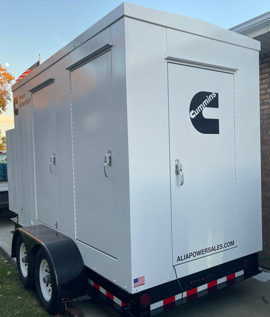 Cummins 313 KVA 250 KW Model DQDAA Portable Generator Hardin Industries Enclosure