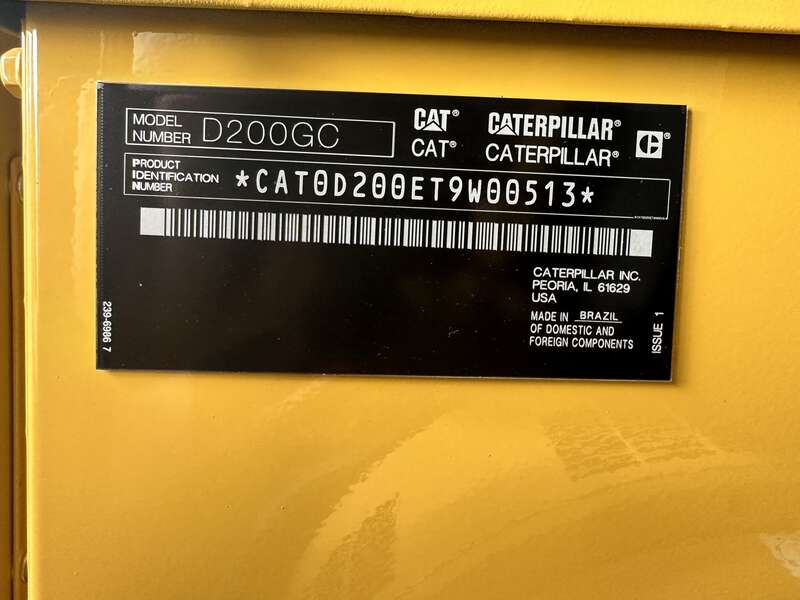 New Caterpillar C7.1 Diesel Generator 0 Hrs EPA Tier 3, 200 KW