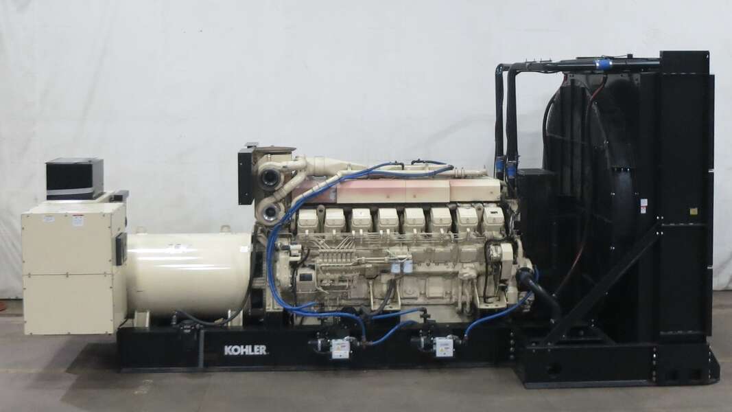 Used Kohler 2000REOZMB Diesel Generator, 1182 Hrs, EPA Tier 2, 2000 KW-