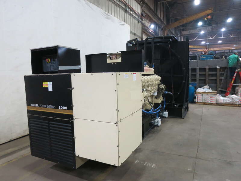 Used Kohler 2000REOZMB Diesel Generator, 1182 Hrs, EPA Tier 2, 2000 KW-
