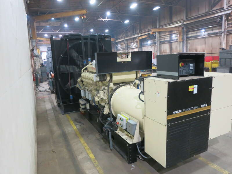 Used Kohler 2000REOZMB Diesel Generator, 1182 Hrs, EPA Tier 2, 2000 KW-