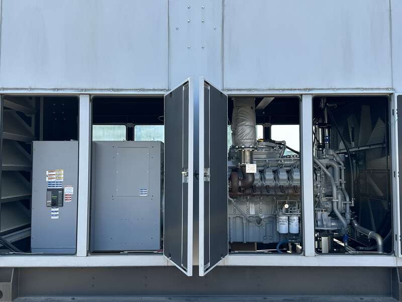 Used MTU DS1250 16V2000G86S Diesel Generator, 113 Hrs, EPA Tier 2, 1250 KW