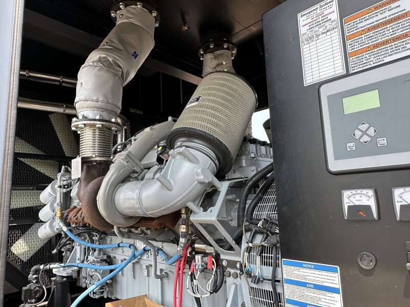Used MTU DS1250 16V2000G86S Diesel Generator, 113 Hrs, EPA Tier 2, 1250 KW