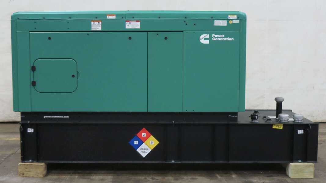 New Cummins C60D6 Diesel Generator, EPA Tier 3 - Single Phase, 60 KW