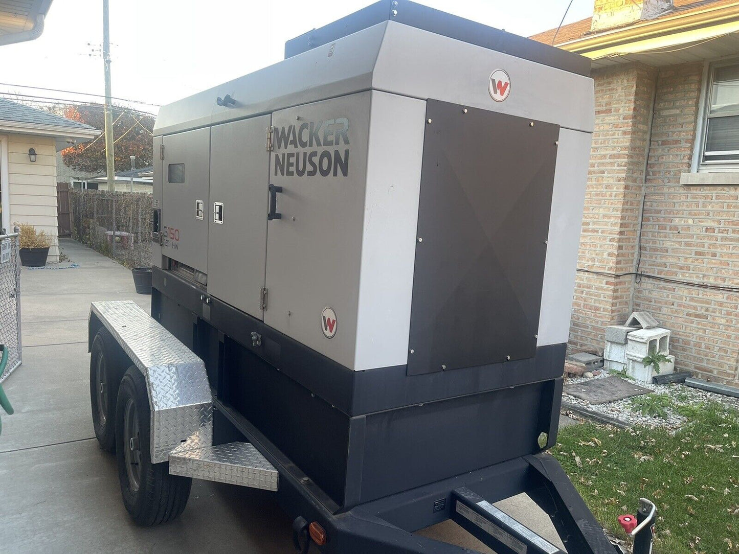 2022 Wacker Neuson G150 121 KW DEF T4F Towable Generator Item: 5100045571