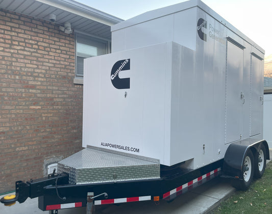 Cummins 313 KVA 250 KW Model DQDAA Portable Generator Hardin Industries Enclosure