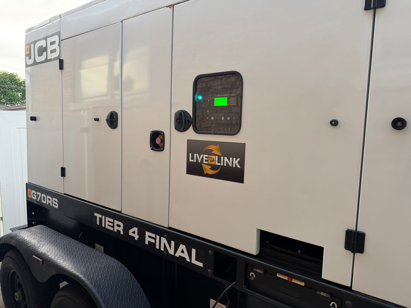 2020 JCB G70RS T4F Towable Generator