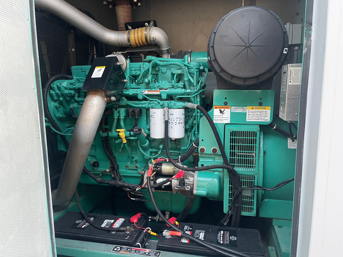 Cummins 313 KVA 250 KW Model DQDAA Portable Generator Hardin Industries Enclosure