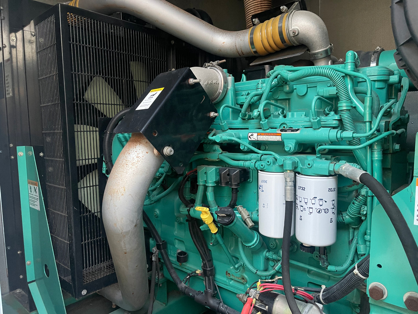 Cummins 313 KVA 250 KW Model DQDAA Portable Generator Hardin Industries Enclosure