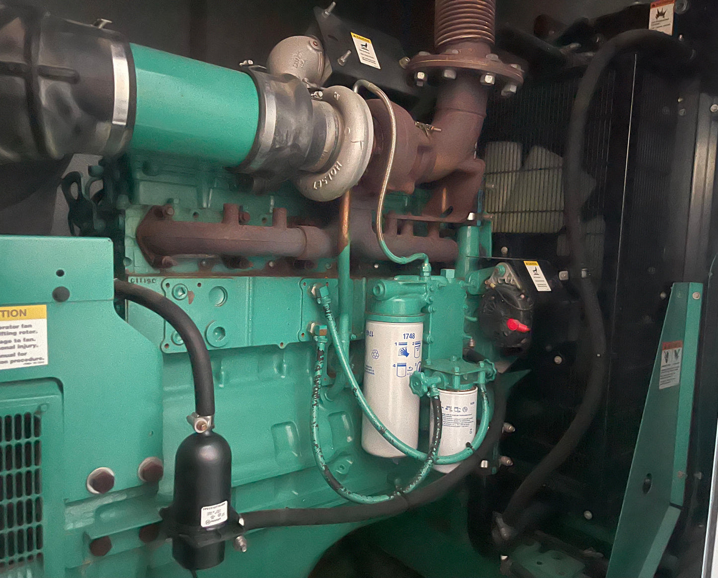 Cummins 313 KVA 250 KW Model DQDAA Portable Generator Hardin Industries Enclosure