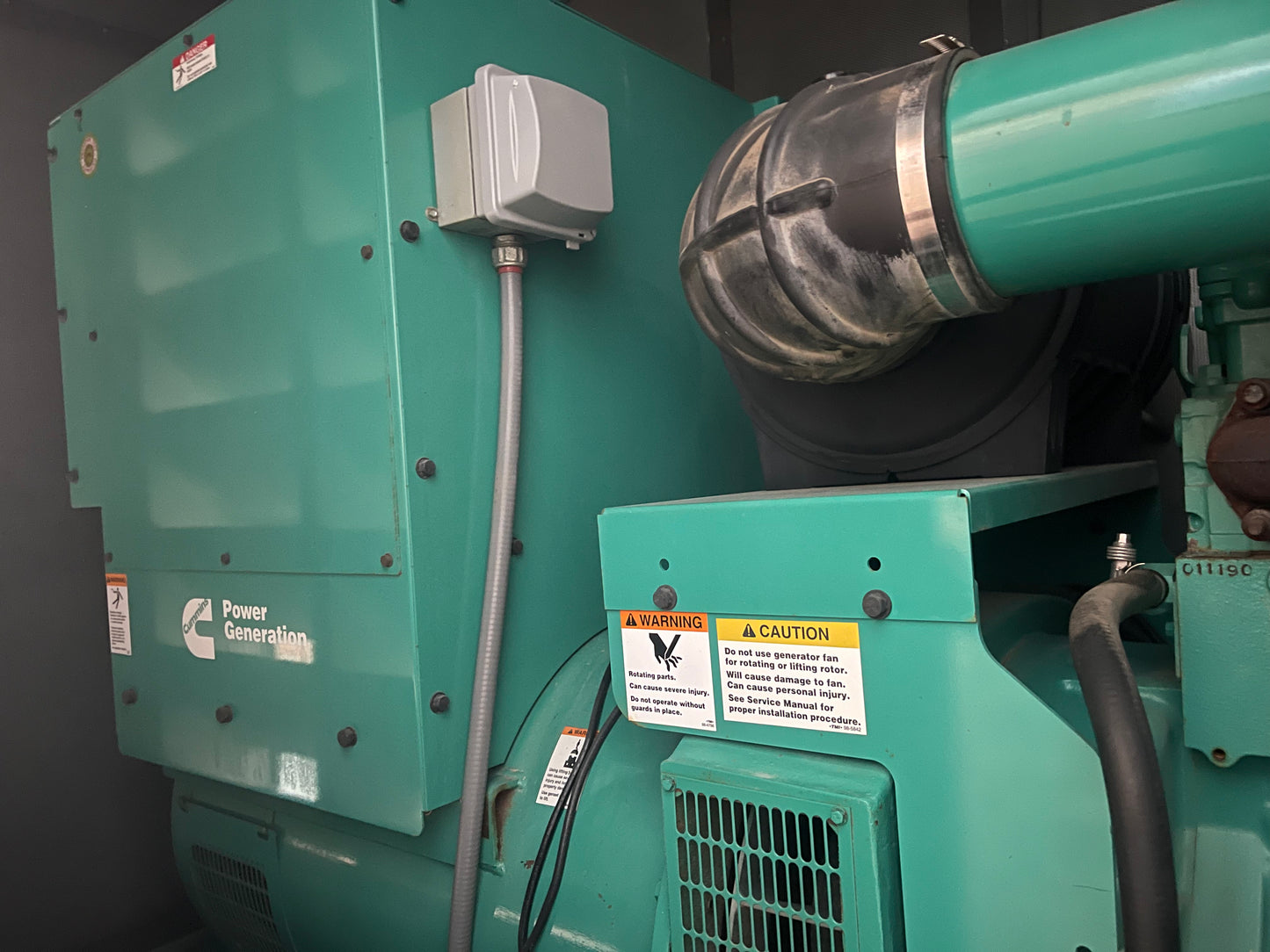 Cummins 313 KVA 250 KW Model DQDAA Portable Generator Hardin Industries Enclosure