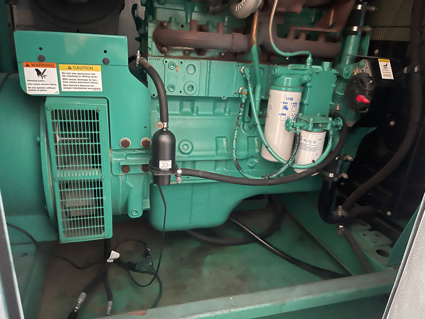 Cummins 313 KVA 250 KW Model DQDAA Portable Generator Hardin Industries Enclosure