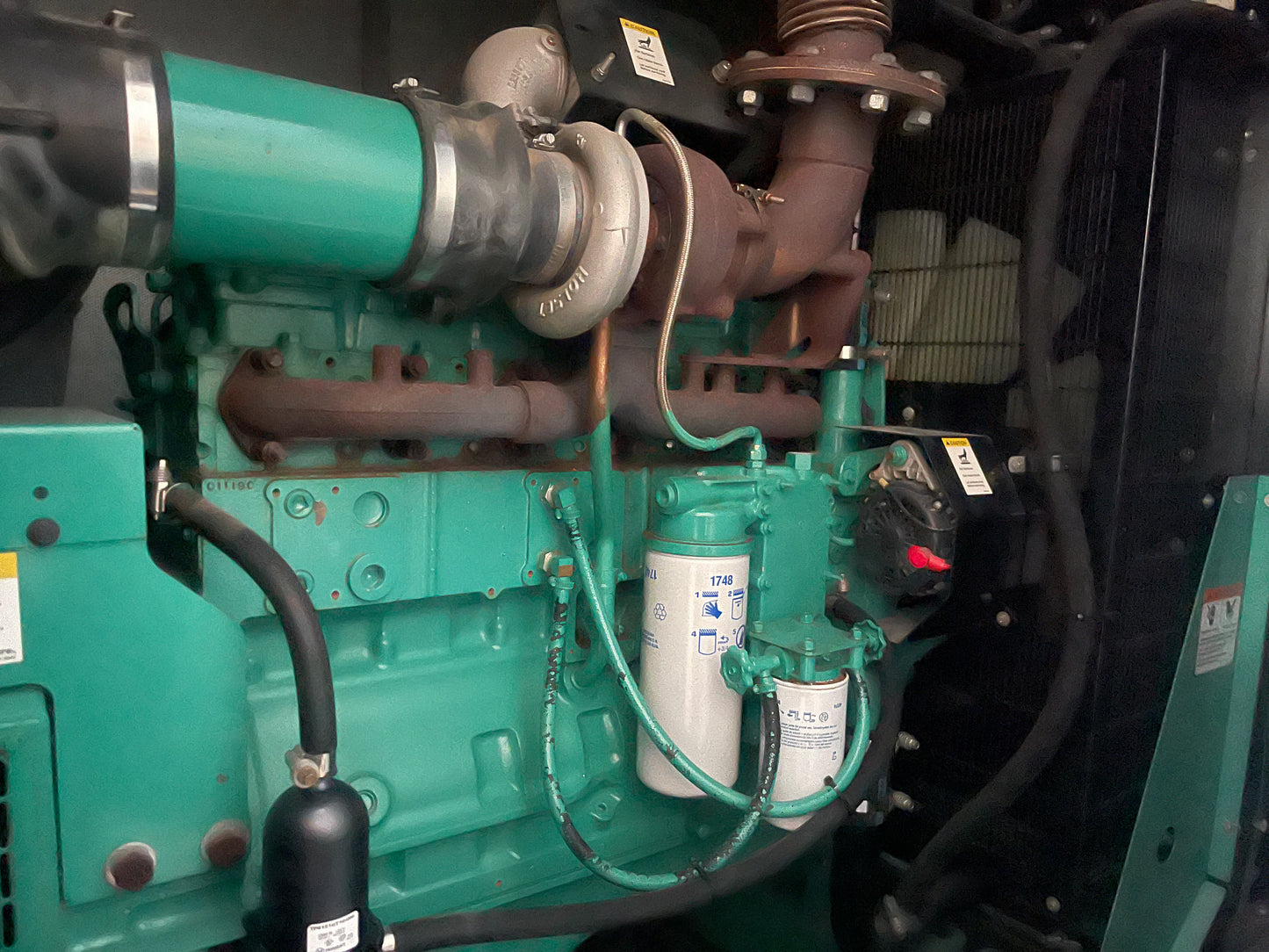 Cummins 313 KVA 250 KW Model DQDAA Portable Generator Hardin Industries Enclosure